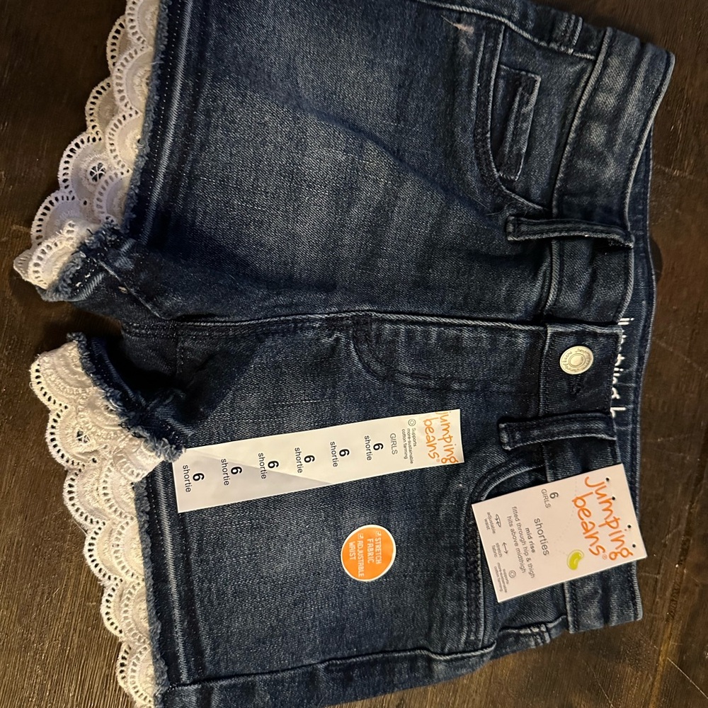 Jumping Beans Dark Blue Denim Shorts